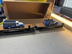 Scale Menards- Two Norfolk Southern Flat Car Pepsi Truck L2314. Fixed Price $78.88.