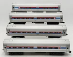 Williams Gauge Assorted Amtrak Passenger Cars #2880-#2883 4. Fixed Price $159.49.