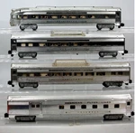 Post War American Flyer Lines Gauge Silver Passenger Car Lot Of 1:64 Scale. Fixed Price $99.99.
