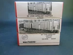 Scale Walthers 932-9098 50' Cnw Airslide Hopper (3-PACK) Ltd Ed Kit. Fixed Price $79.99.