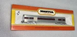 Mantua Ho Dual Lighted Aluminum Pennsylvania Railroad Baggage Car / #221-20 Prr. Fixed Price $34.99.