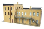 Walthers 933-4044 Ho 10-1/2 X 6-7/8 5-3/8" Merchant's Row Vii Building Kit. Fixed Price $34.70.