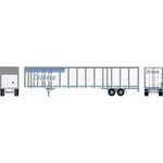 Athearn Ho Scale 53' Wabash Plate Trailer Dirksen #57040 - 72830. Fixed Price $38.95.