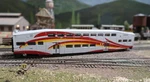 Ho Scale New Mexico Rail Runner Bombardier Control #1105 - Athearn Cabcar. Fixed Price $94.99.