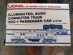 Lionel Guage Illuminated Budd Communter Train RDC-1 Passenger Car 6-8768. Fixed Price $50.00.