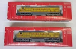 (2) Atlas Ho Scale Union Pacific C30-7'S Road #2501 & #2515 Original Boxes. Fixed Price $124.99.