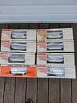 Lionel Pennsylvania Aluminum Passenger Cars 6-9569 9575, 6-7208 Ob. Fixed Price $399.95.