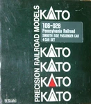 Kato 106-028 Smooth Side Passenger 4 Car Set Pennsylvania. Fixed Price $279.99.