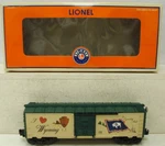 Lionel 6-29936 Gauge Love Wyoming Boxcar Ln/box. Fixed Price $15.35.