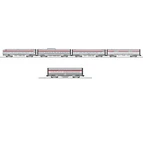 Lionel 2527740&2527750 15" Southern Pacific Aluminum 5CAR Passenger Set, Gauge. Fixed Price $1500.00.
