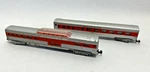 Minitrix Scale Trains Santa Fe 502 Vista Dome & 3152 Passenger Coach W Germany. Fixed Price $29.99.