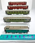 Ho Scale Roco 44096 Wurrtemberg Express 5 Car Coach Set Original Box. Fixed Price $185.00.