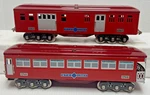 Mth Ives Standard Gauge 10-1180 Baggage & Passenger Cars. No Boxes. Exl. Cond.. Fixed Price $329.99.