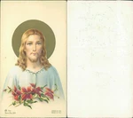 Santino Del 900 Italian With Beautiful Image Of Jesus - REF.5329. Fixed Price $16.87.