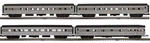 Atlas O 3001659 Nyc 20TH Century 1940 4-CAR 70' Streamlined Passenger Set New. Fixed Price $575.00.