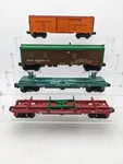 Lionel 1619 Gauge Assorted Train Cars 4 Ex. Fixed Price $63.74.