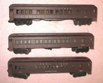 Lionel Early Irvington Madison Manhattan 2625 2627 2628 Lighted Passenger Set. Fixed Price $369.00.