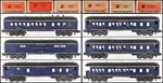 Lionel 6-7227 To 6-7232 Wabash 6-CAR Pass.set Fallen Flags NO.1 & Boxes 1986. Fixed Price $301.50.