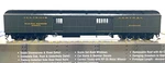 Ho Walthers 932-10521 Acf 70' Heavyweight Baggage Car Illinois Central Ic. Fixed Price $149.99.