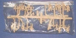 Atlas 792 Ho Scale Unpainted Plastic Figures (set Of 24). Fixed Price $8.49.