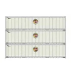 Athearn 63387 Ho Scale 40' Smoooth Side Container American Mail Line Aml Pack. Fixed Price $29.99.