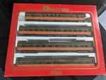 Ho Rivarossi 6953 B Set 1930'S Illinois Central Metal Wheels. Fixed Price $234.56.