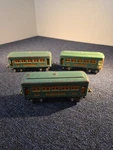 Set Of 3 Lionel Pre-war Gauge #607 Pullman & #608 Observation Cars Rough Shape. Fixed Price $84.95.