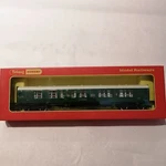Tri-ang/hornby R622 1ST/2ND Composite Coach Green With Seats 5015 Ho/oo. Fixed Price $60.00.
