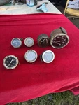 Lot 1920 1930 1940 Vintage Amp Oil Gauges Speedometer Hot Rat Rod Trog. Fixed Price $194.65.