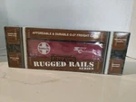 King Rugged Rails Santa Fe Single Door Box Car 33-7404 Nib. Fixed Price $14.95.
