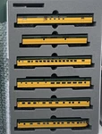 Kato C&nw Smoothside Passenger Set 6-CAR Scale 106-093. Fixed Price $335.00.