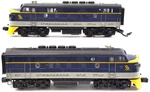 Mth 20-2125-1 C&o F-3 Aa Diesel Engine Set W/PS1 #8010/8011 Ex. Fixed Price $211.19.