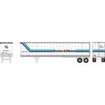 Athearn ATH16107 45' Fruehauf Z-van Trailer Rtr B&m #250123 Ho Scale. Fixed Price $34.99.