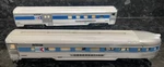 Tyco 522N Observation & Combine Amtrack Passenger Cars Ho Scale. Fixed Price $34.99.