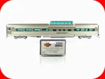 Ho Scale *cb&q Zephyr* Silver Stirrup Vista Dome 4722 -broadway 1494, Lighted. Fixed Price $129.95.