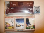 Walthers Ho 50' Auto Box Car Kit, Santa Fe, 932-5856 W/ Ez Mate Couplers, New. Fixed Price $17.99.