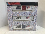 Brand New Lionel 6-19599 Old Glory Series 3-CAR Set (19516, 19517, 19518) Mint. Fixed Price $39.99.