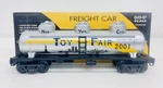 K-line 2001 New York City Toy Fair Dome Tank Car K636-7401. Fixed Price $14.95.