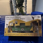 Rapido Trains Ho Wide-vision Caboose Northern Pacific Green Yellow 110050 Lights. Fixed Price $110.00.