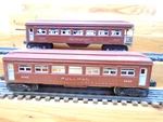 Two C40S Lionel Metal 2442 Lighted PULLMAN+2443 Observation As Is Shape. Fixed Price $59.99.