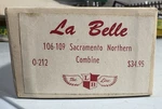 La Belle Scale O-212 106-109 Sacramento Northern Combine Unbuilt Wood Kit. Fixed Price $65.00.