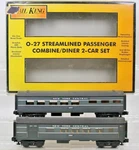 Rail King By Mth New York Central Nyc Lighting Stripe Combine/diner Set. Fixed Price $199.99.