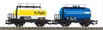 Piko Hobby 28330 Set Of Z Scale Cars, "agip" White + "ausliare Milano" Blue Fs. Fixed Price $141.45.
