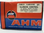 Vintage Ahm Scale Caboose Illinois Central 7306D Germany Low Or Use Lnib. Fixed Price $32.00.
