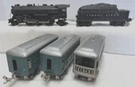 Lionel O-gauge Pw Locomotive & 2224W Whistle Tender W/(2)609 611 Cars. Fixed Price $279.99.
