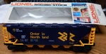 Lionel 6-6100 Ontario Northland Covered Hopper Car New In Box Scale Lqqk. Fixed Price $30.00.