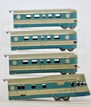 American Flyer Prewar Gauge Tin Litho The Comet Passenger Car Set 1:48. Fixed Price $459.99.