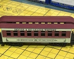 Roundhouse Overton Coach Denver & Rio Grande Western Unassembled Kit. Fixed Price $18.99.