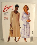 Mccall's Stitch 'n Save 4132 Easy A-line Dress Misses' 8-14 Pattern Uncut. Fixed Price $10.25.