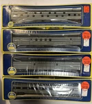 Ahm / Rivarossi Ho Scale Lot Of 4 Different Nyc New York Central Passenger Cars. Fixed Price $59.99.